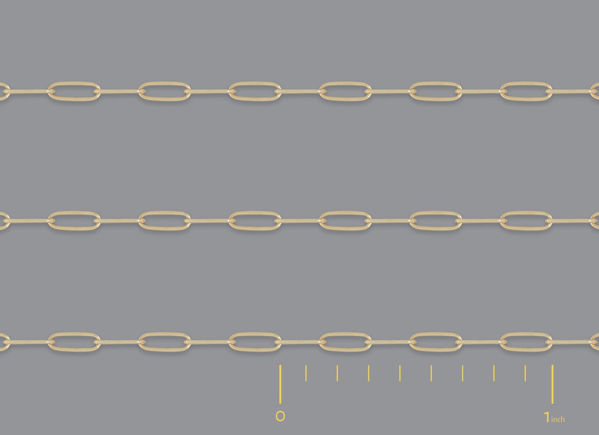 RIVA 2.2mm Cable Chain By the Inch in recycled gold