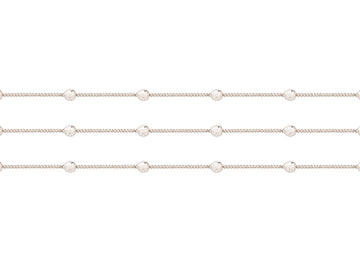 1.8mm Curb Satellite Chain By the Inch