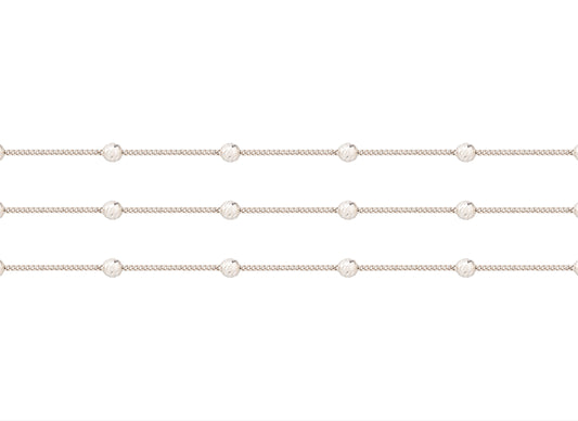 1.8mm Curb Satellite Chain By the Inch