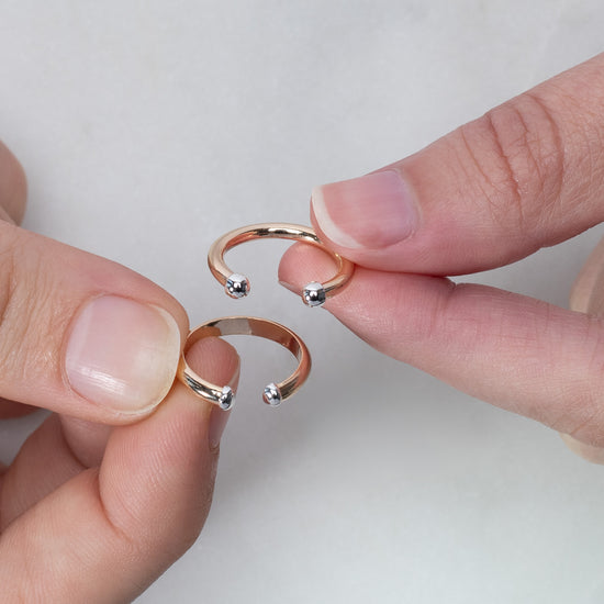 Domed Wire Toe Rings RIVA Precision