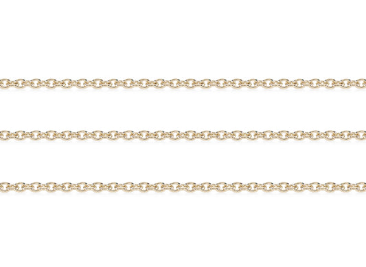 1mm Cable Chain By the Inch