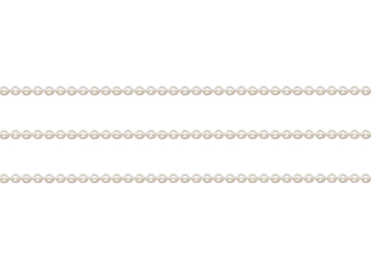 2.9mm Sterling Silver Cable Chain By the Inch