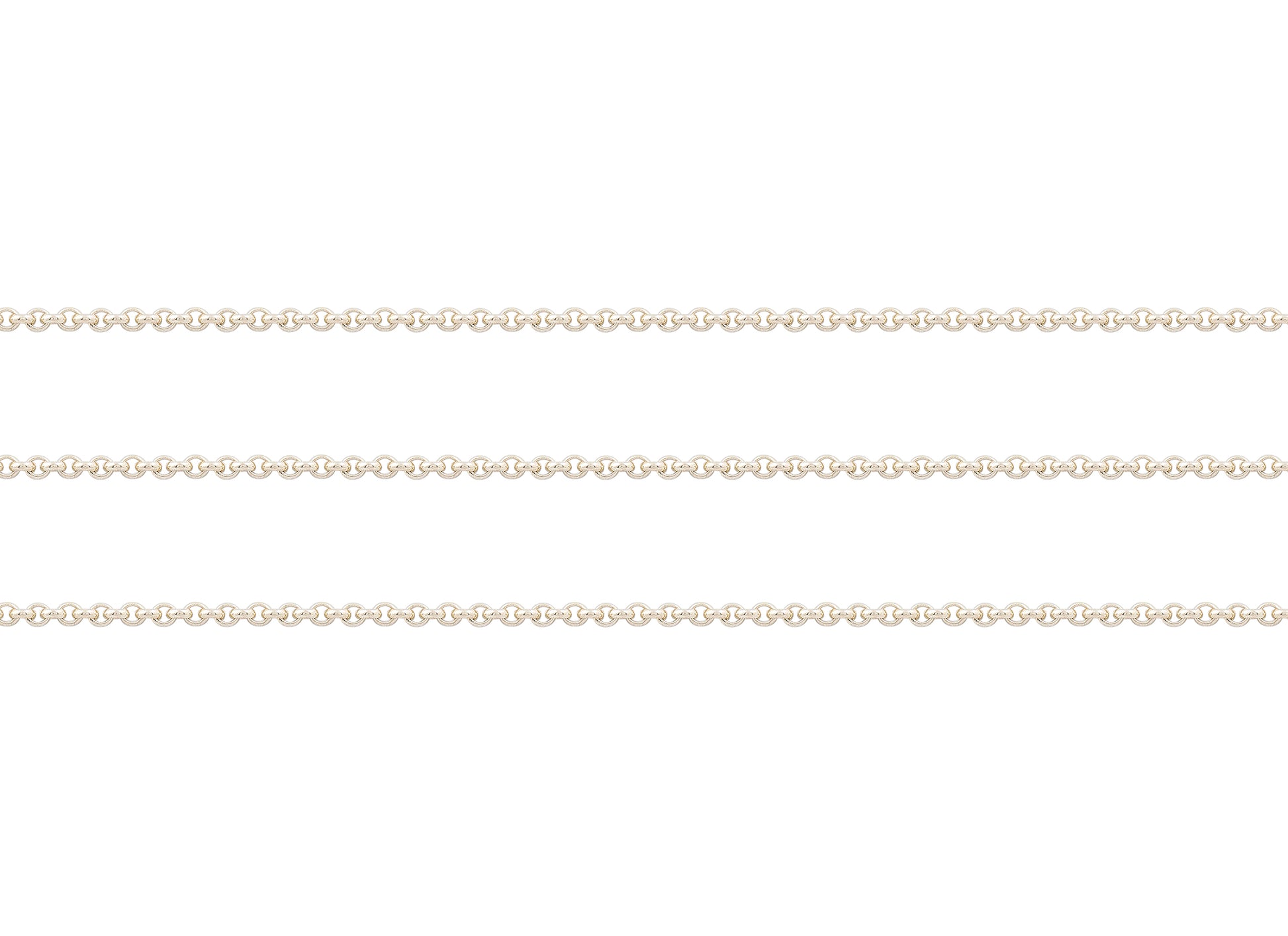 2.28mm Cable Chain By the Inch Riva Precision