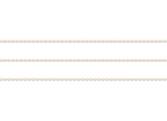 2.28mm Cable Chain By the Inch Riva Precision