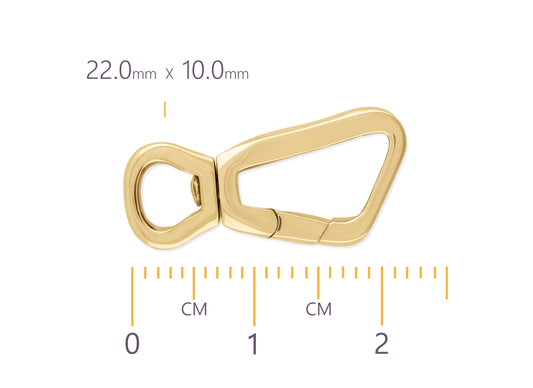 Carabiner Swivel Push Gate Clasp