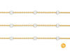 2.03mm Textured Sterling Silver Satellite Gold-Filled Chain By the Inch