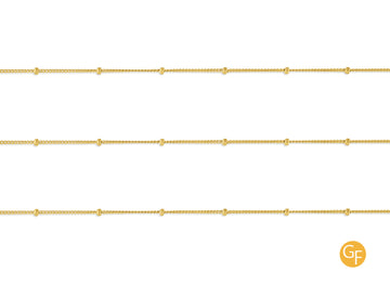 1.8mm Satellite Curb Chain By The Inch