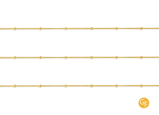 1.8mm Satellite Curb Chain By The Inch