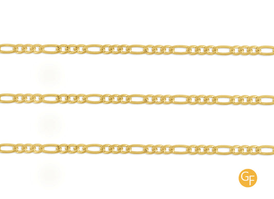 2.90mm Figaro Chain By The Inch