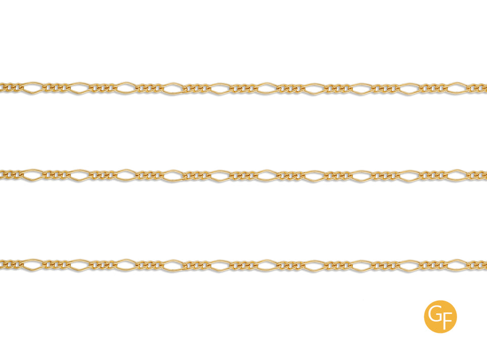 1.97mm Mixed-Link Chain By the Inch