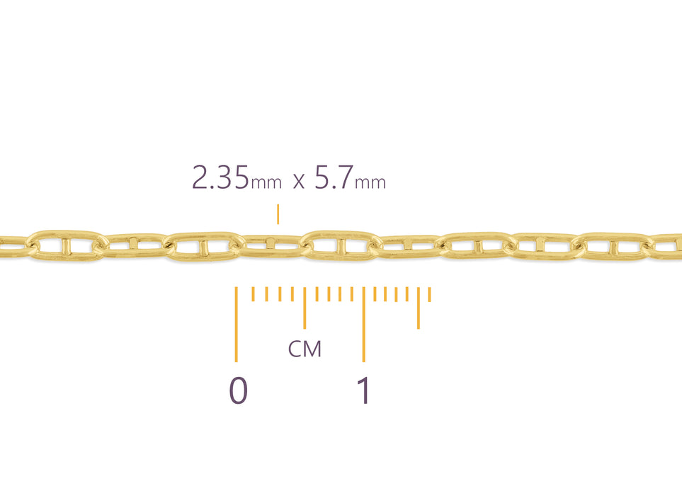 2.35mm Mariner Chain By The Inch