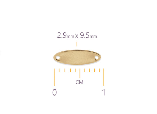 Oval Chain Tag 2.9mm x 9.5mm