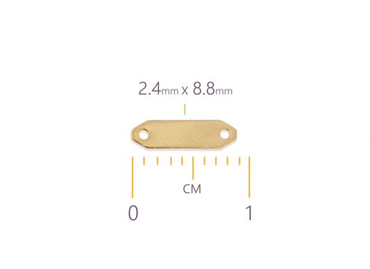Rectangular Chain Tag 2.40mm x 8.80mm