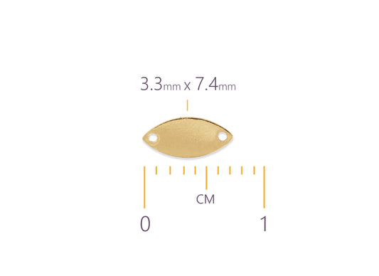 Oval Chain Tag 3.30mm x 7.40mm