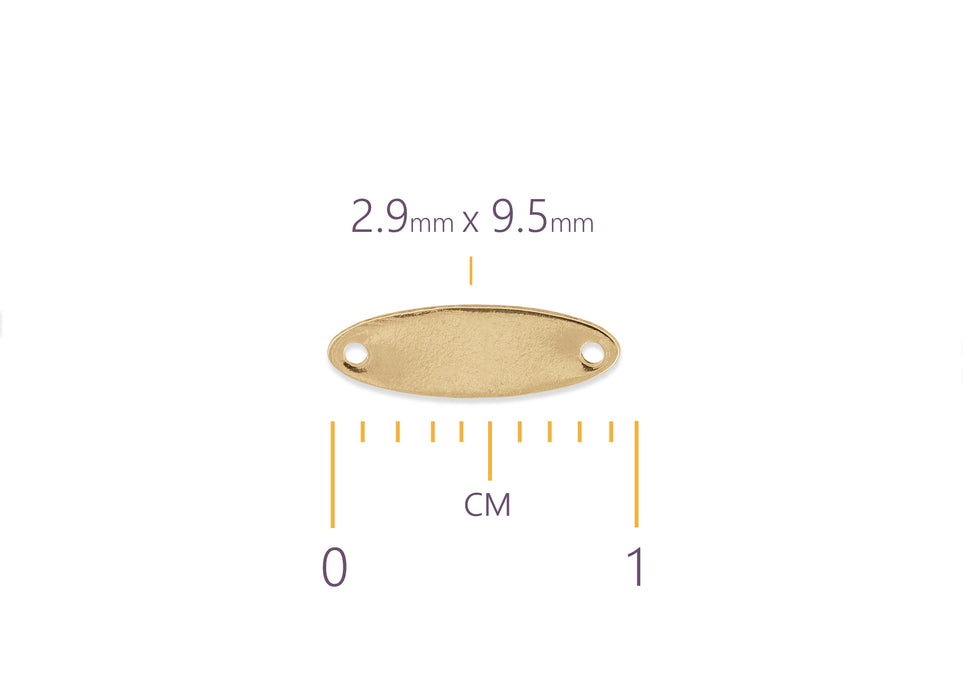 Oval Chain Tag 2.9mm x 9.5mm