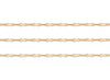 Gold Filled 1.99mm Hammered Infinity Chain by the Inch RIVA Precision 