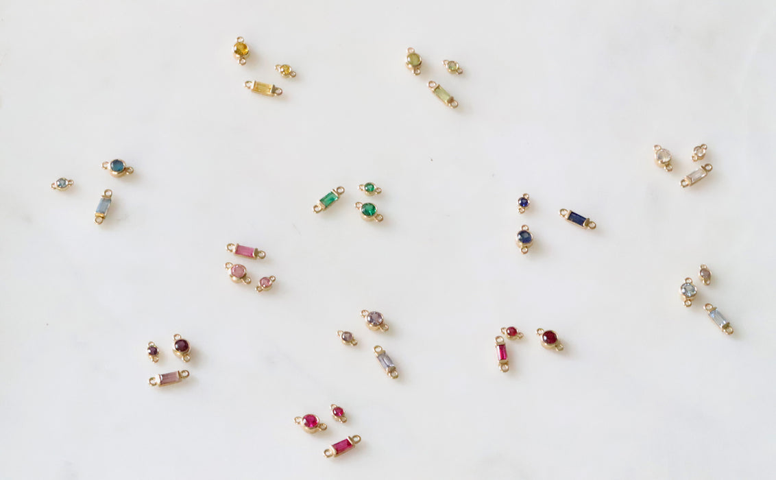 Synthetic Birthstone Connector Pack