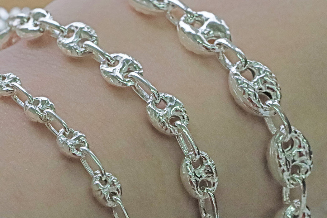Textured Mariner Chain by the Inch