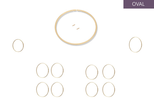 Oval Permanent Bangle Refill Bundle