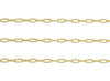 2.6mm Rounded Paper Clip Chain