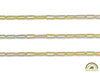 2.9mm Flat Paper Clip Chain in Fairmined Gold