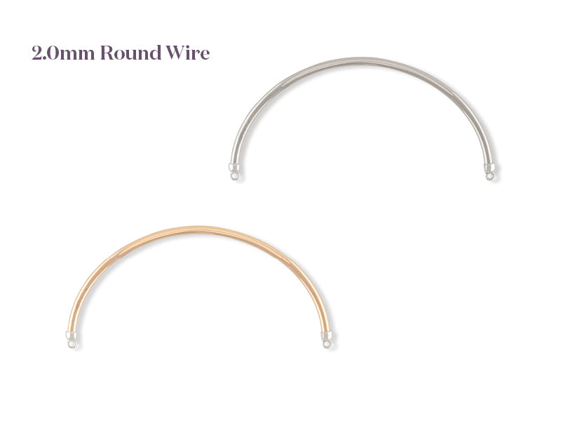 Round Permanent Half Cuff