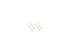 Solid Gold & Platinum Earring Posts