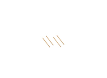 Solid Gold & Platinum Earring Posts