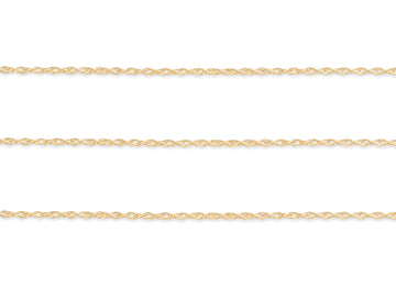 0.9mm Rope Chain By the Inch 14K Yellow Gold, Permanent Jewelry, 0.9mm Rope Chain 14K Yellow Gold
Permanent Jewelry Rope Chain
14K Yellow Gold Rope Chain Inch