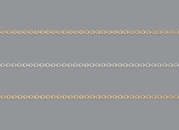 1.3mm Diamond Cut Cable Chain By the Inch