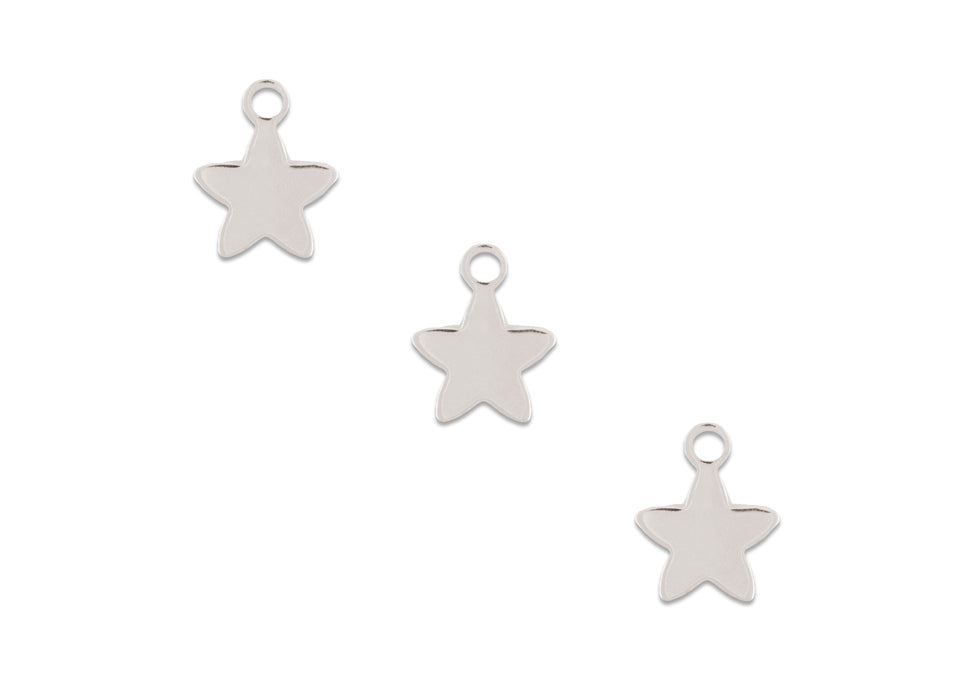 8mm x 6mm Star Charm