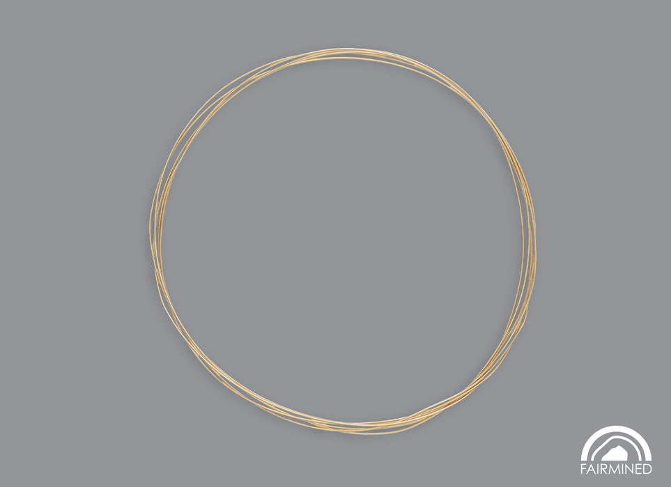 Round Wire in Fairmined Yellow Gold