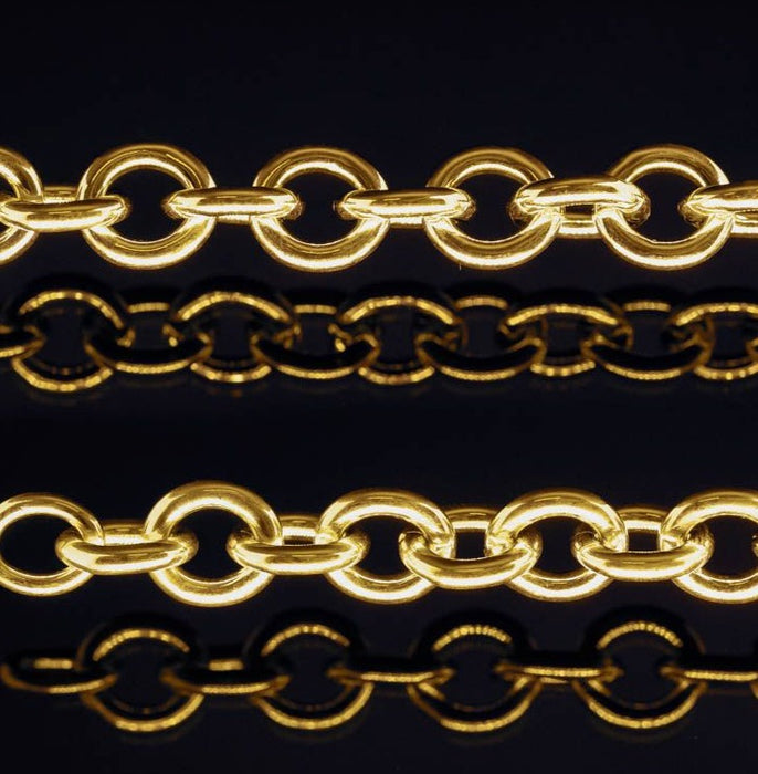 9.76mm Cable Chain By the Inch