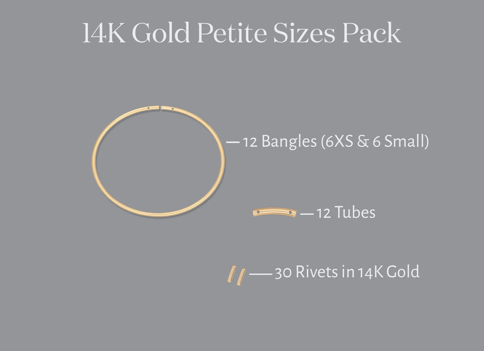 Permanent Bangle Petite Sizes Pack