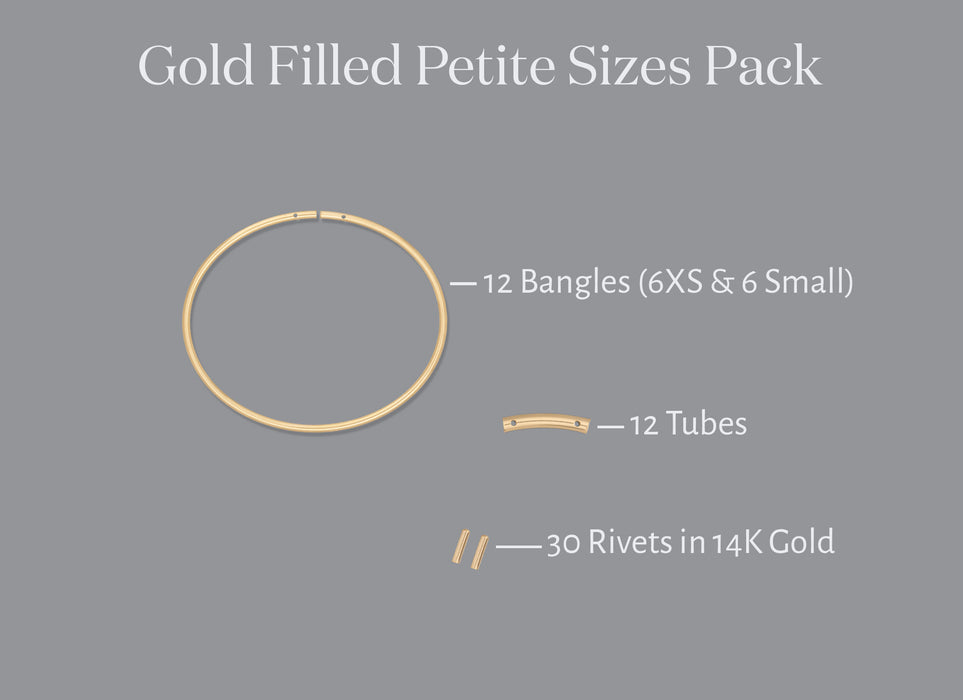 Permanent Bangle Petite Sizes Pack