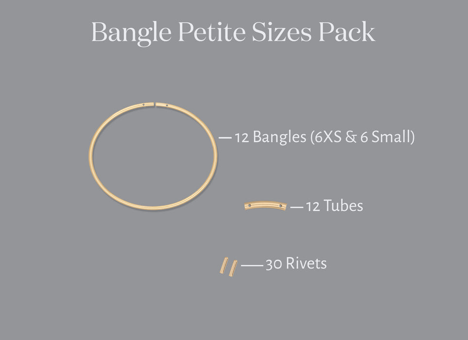 Permanent Bangle Petite Sizes Pack