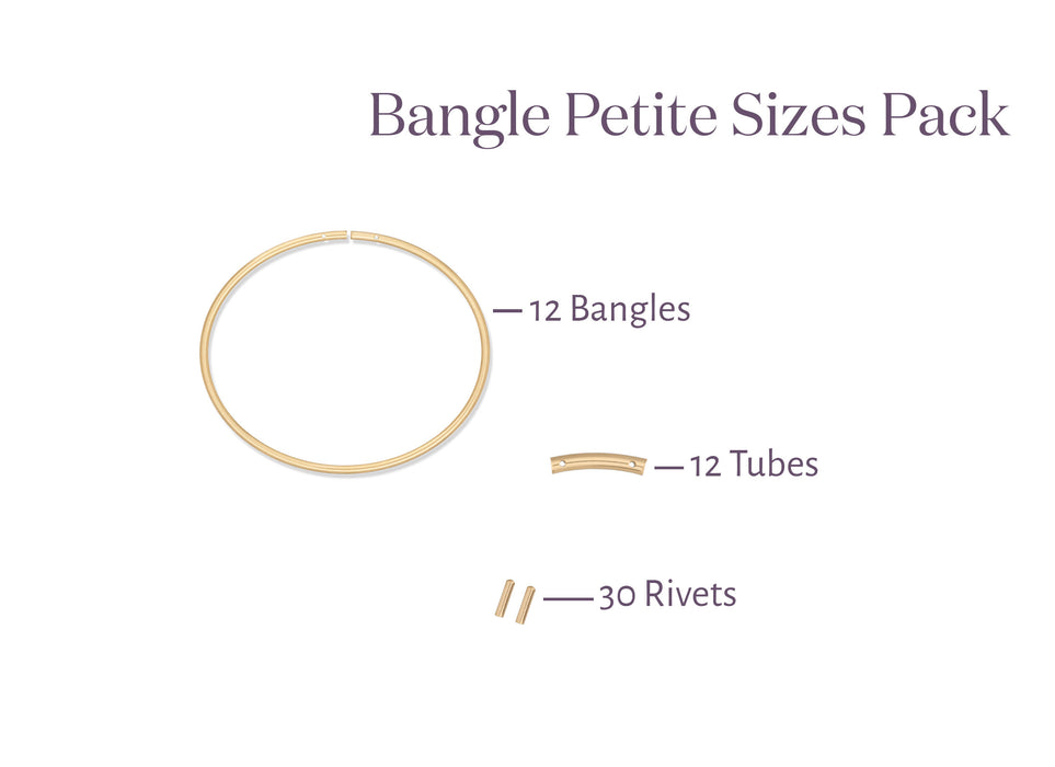 Permanent Bangle Petite Sizes Pack