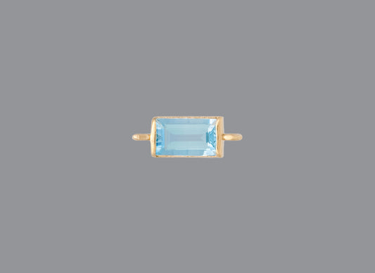 Baguette Birthstone Connector