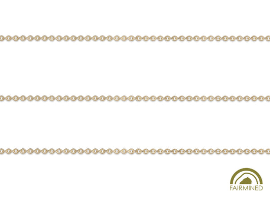 1.2mm Cable Chain in Fairmined Gold By the Inch