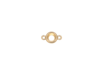 Bezel-Set Diamond Connector Mounting