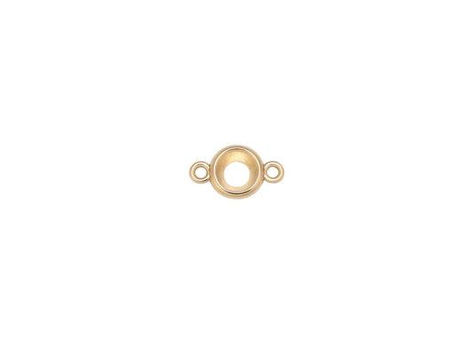 Bezel-Set Diamond Connector Mounting