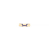 Oval Permanent Bangle Gemstones Tube Bar