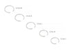 Sterling Silver 1.25mm Round Wire Toe Cuff Rings RIVA Precision 
