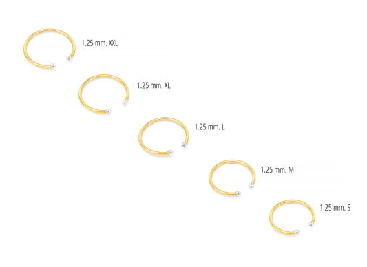 Round Wire Toe Cuff Rings