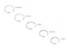 Sterling Silver Domed Wire Toe Cuff Rings RIVA Precision 