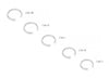 Sterling SIlver 2mm Round Wire Toe Cuff Rings RIVA Precision 