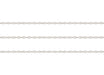 Silver chain on a white background