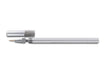 Metallic tool for fine jewelry and opening on a white background