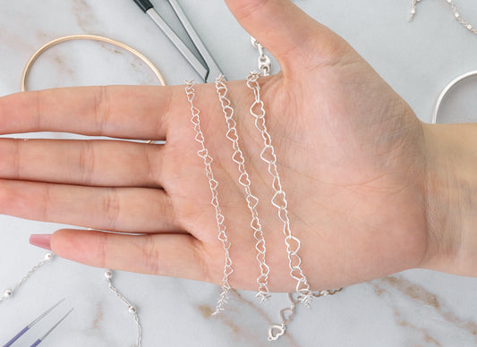 Heart Chain By the Inch