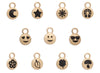 Round Emoji Charms (Satin Finish)